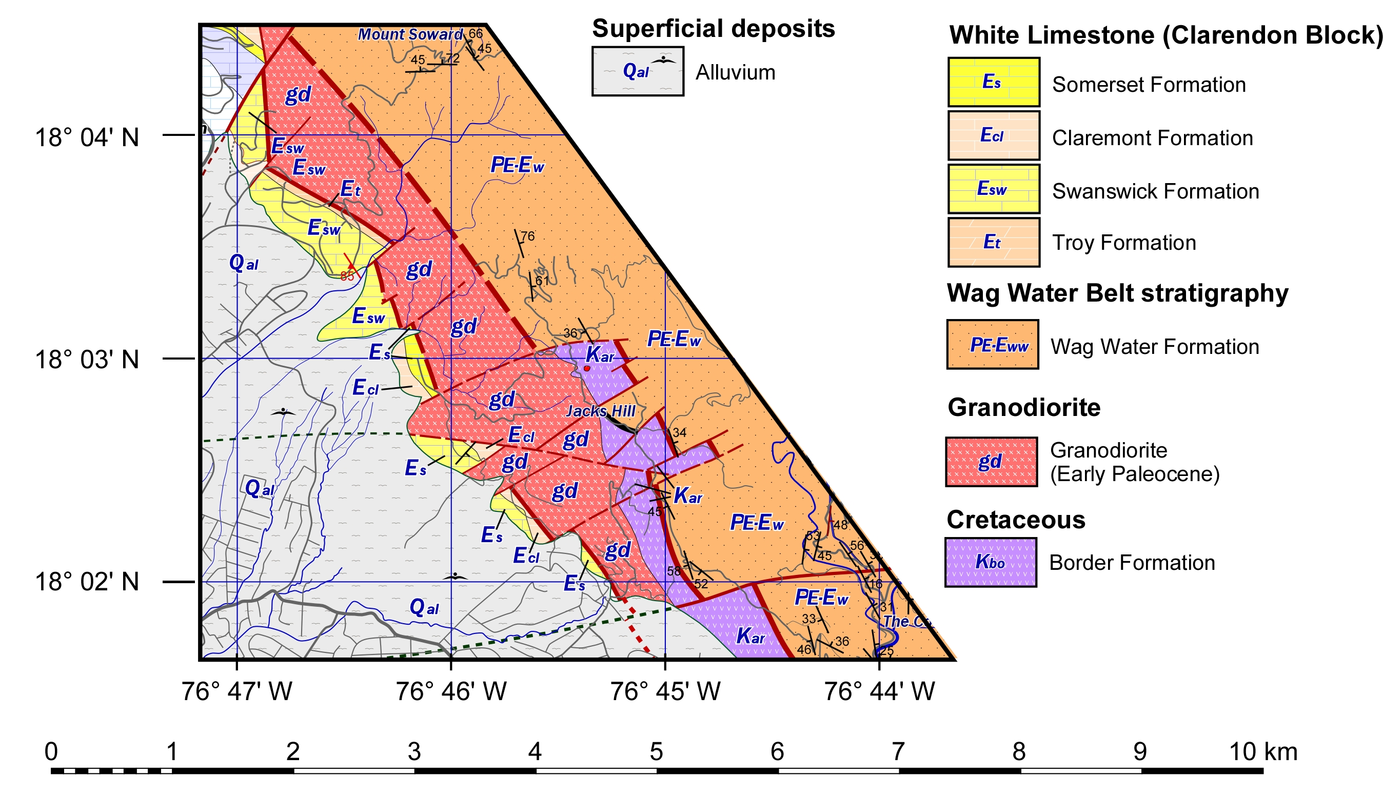 Geology of Jacks Hill